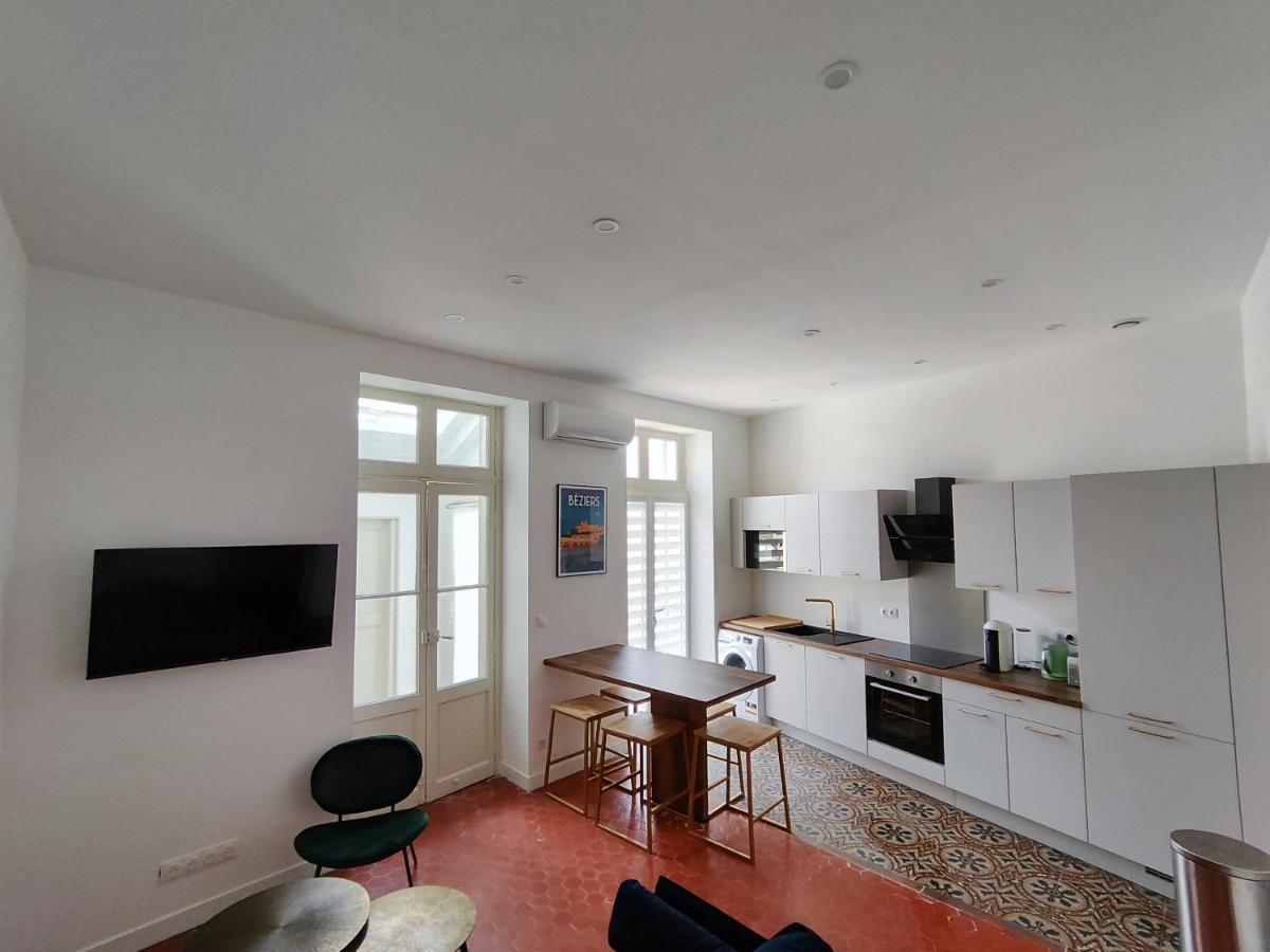 Bright And Modern 3-Bedroom Apartment, 90M2 With Air Condition, In ベジエ エクステリア 写真