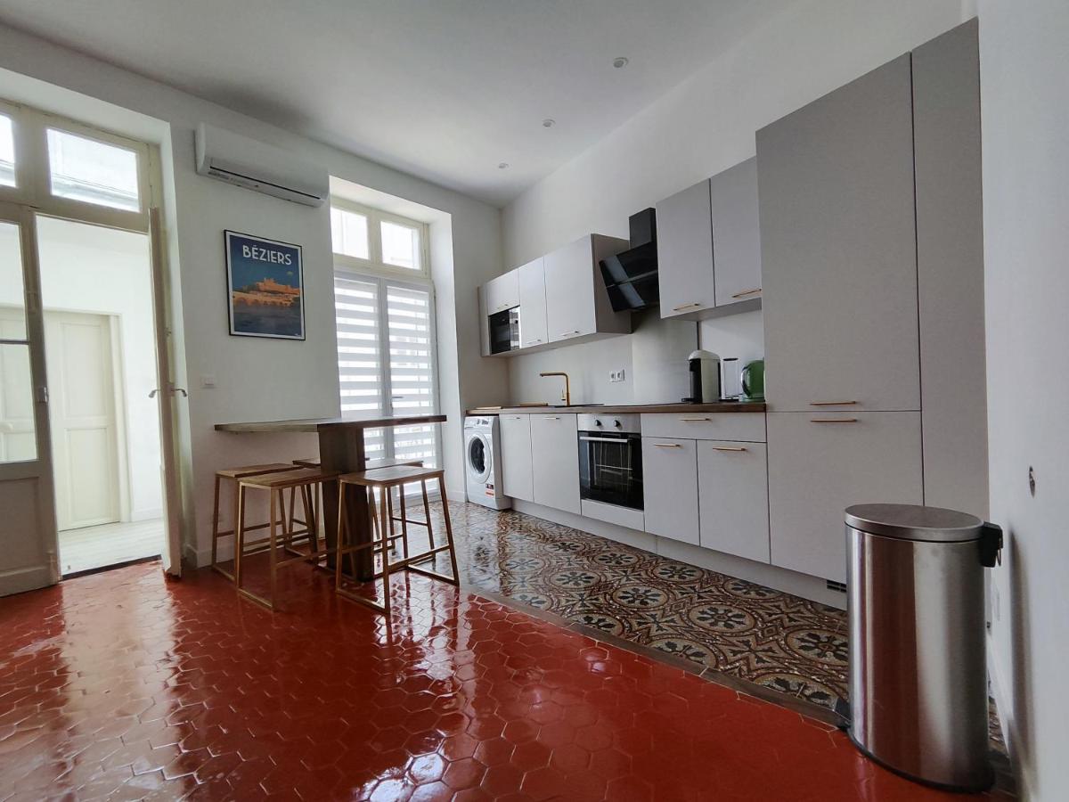 Bright And Modern 3-Bedroom Apartment, 90M2 With Air Condition, In ベジエ エクステリア 写真